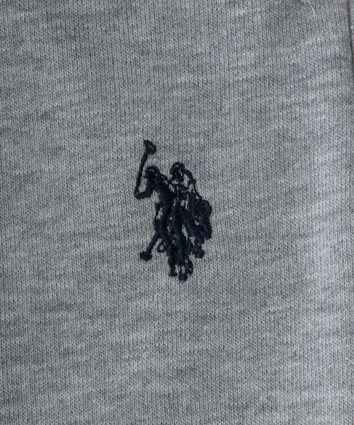 U.S. POLO ASSN.（ユーエスポロアッスン）の「U.S.POLO ASSN. ワンポイントロゴ刺繍 スウェットジョガーパンツ メンズ レディース（スウェットパンツ・メンズ・グレー/ブラック/ネイビー/チャコールグレー・L/M/LL）」の13枚目の写真