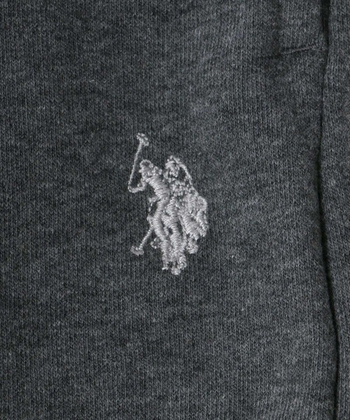 U.S. POLO ASSN.（ユーエスポロアッスン）の「U.S.POLO ASSN. ワンポイントロゴ刺繍 スウェットジョガーパンツ メンズ レディース（スウェットパンツ・メンズ・グレー/ブラック/ネイビー/チャコールグレー・L/M/LL）」の14枚目の写真