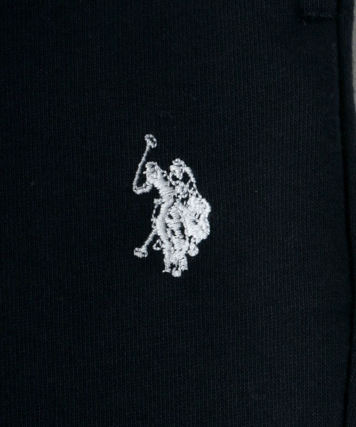 U.S. POLO ASSN.（ユーエスポロアッスン）の「U.S.POLO ASSN. ワンポイントロゴ刺繍 スウェットジョガーパンツ メンズ レディース（スウェットパンツ・メンズ・グレー/ブラック/ネイビー/チャコールグレー・L/M/LL）」の16枚目の写真