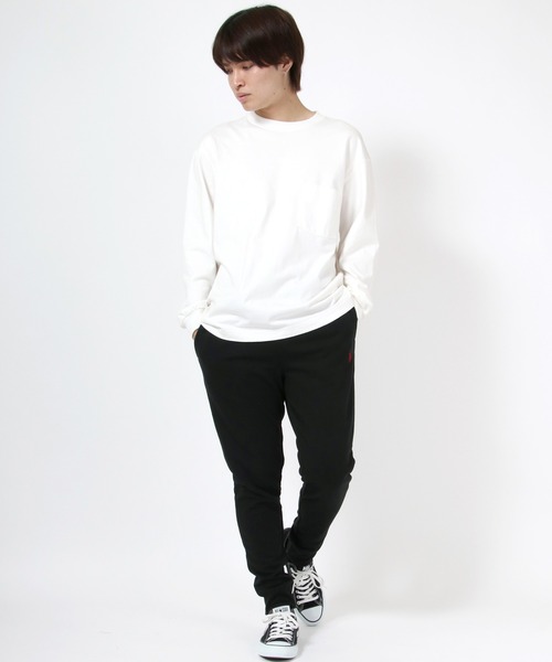 U.S. POLO ASSN.（ユーエスポロアッスン）の「U.S.POLO ASSN. ワンポイントロゴ刺繍 スウェットジョガーパンツ メンズ レディース（スウェットパンツ・メンズ・グレー/ブラック/ネイビー/チャコールグレー・L/M/LL）」の19枚目の写真