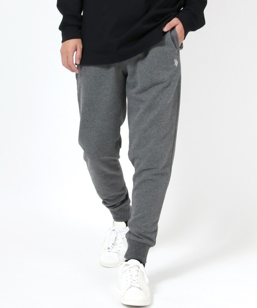 U.S. POLO ASSN.（ユーエスポロアッスン）の「U.S.POLO ASSN. ワンポイントロゴ刺繍 スウェットジョガーパンツ メンズ レディース（スウェットパンツ・メンズ・グレー/ブラック/ネイビー/チャコールグレー・L/M/LL）」の21枚目の写真