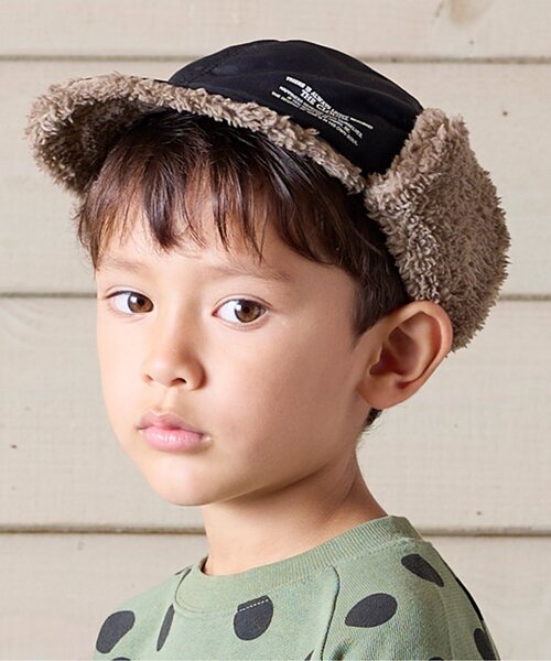 BREEZE（ブリーズ）の「フライトキャップ（キャップ・キッズ・カモフラージュ/ブラック・58/54/50）」の2枚目の写真