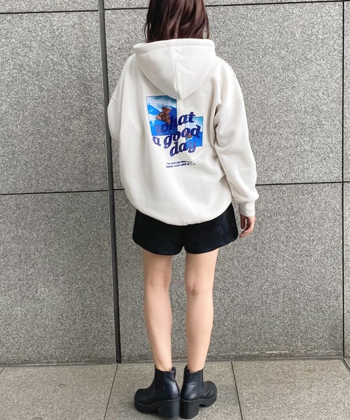 apres jour（アプレジュール）の「チュニックフードパーカー【ZOZOTOWN限定アイテム】（パーカー・レディース・アイボリー/その他/ブラック/ラベンダー/ダークブルー・フリー/X-LARGE）」の10枚目の写真