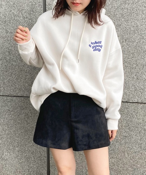 apres jour（アプレジュール）の「チュニックフードパーカー【ZOZOTOWN限定アイテム】（パーカー・レディース・アイボリー/その他/ブラック/ラベンダー/ダークブルー・フリー/X-LARGE）」の8枚目の写真