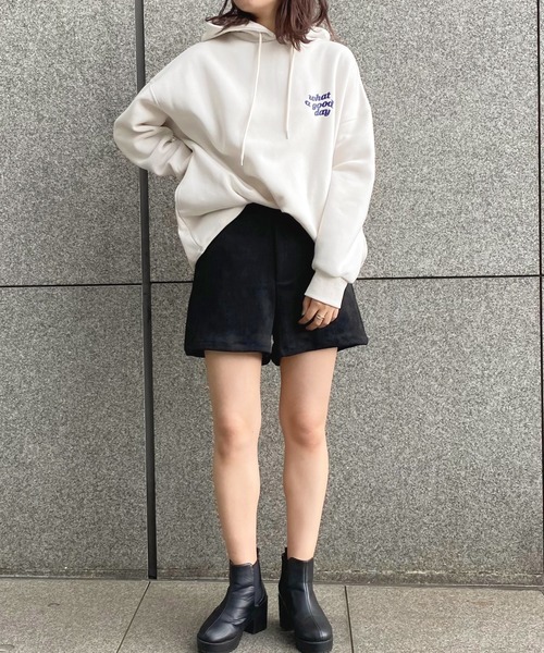 apres jour（アプレジュール）の「チュニックフードパーカー【ZOZOTOWN限定アイテム】（パーカー・レディース・アイボリー/その他/ブラック/ラベンダー/ダークブルー・フリー/X-LARGE）」の9枚目の写真