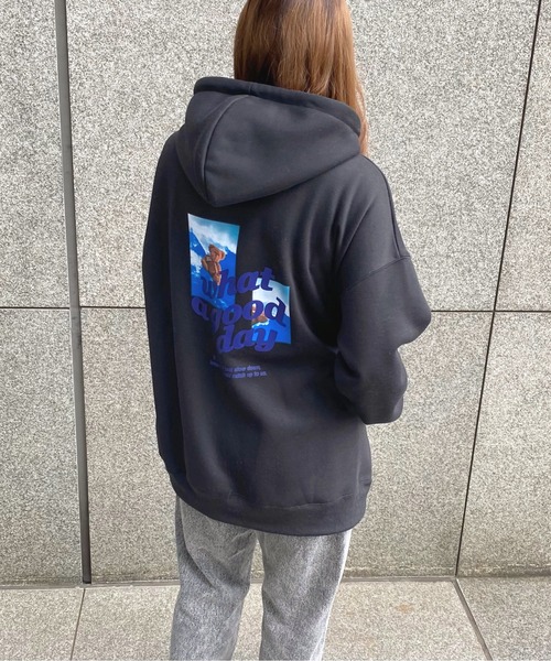 apres jour（アプレジュール）の「チュニックフードパーカー【ZOZOTOWN限定アイテム】（パーカー・レディース・アイボリー/その他/ブラック/ラベンダー/ダークブルー・フリー/X-LARGE）」の12枚目の写真