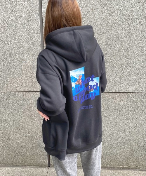 apres jour（アプレジュール）の「チュニックフードパーカー【ZOZOTOWN限定アイテム】（パーカー・レディース・アイボリー/その他/ブラック/ラベンダー/ダークブルー・フリー/X-LARGE）」の11枚目の写真