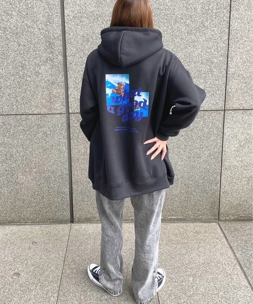 apres jour（アプレジュール）の「チュニックフードパーカー【ZOZOTOWN限定アイテム】（パーカー・レディース・アイボリー/その他/ブラック/ラベンダー/ダークブルー・フリー/X-LARGE）」の18枚目の写真