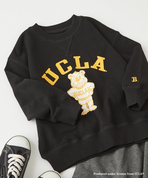UCLA（ユーシーエルエー）の「【KIDS】【UCLA×CIAOPANIC TYPY】UCLA別注ﾛｺﾞｽｳｪｯﾄ（スウェット・キッズ・パープル/ホワイト/ブラック・MEDIUM/LARGE/X-LARGE/SMALL/XX-LARGE）」の4枚目の写真