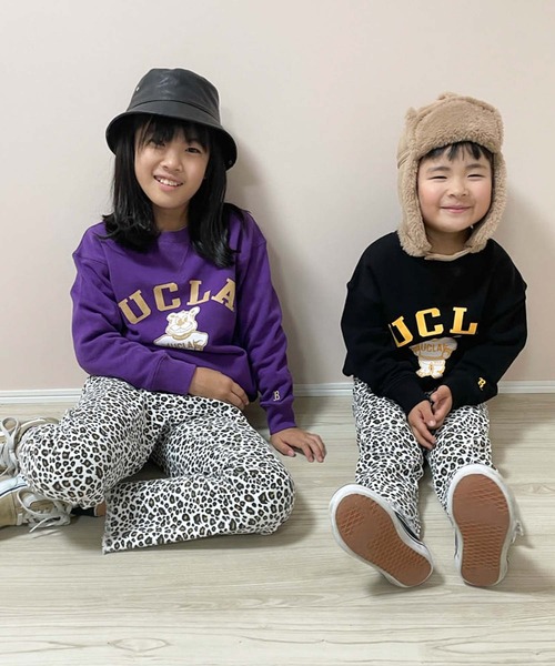 UCLA（ユーシーエルエー）の「【KIDS】【UCLA×CIAOPANIC TYPY】UCLA別注ﾛｺﾞｽｳｪｯﾄ（スウェット・キッズ・パープル/ホワイト/ブラック・MEDIUM/LARGE/X-LARGE/SMALL/XX-LARGE）」の13枚目の写真