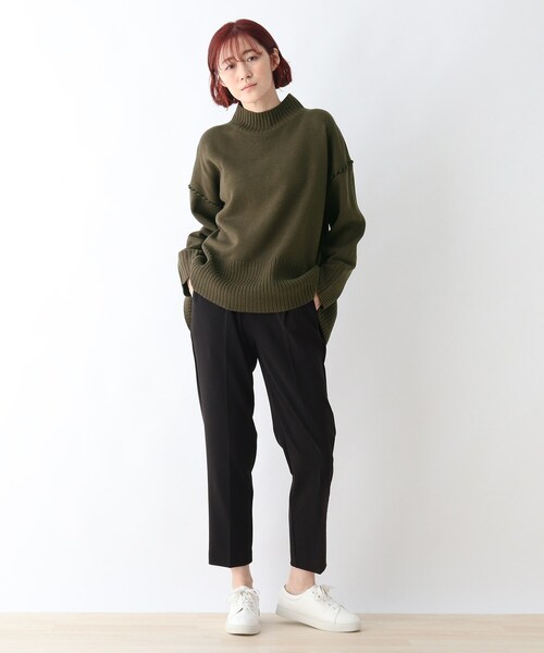 DRESKIP(ドレスキップ)の「◆バックスリットリンキングニット(ニット/セーター・レディース・ライトブルー/ブラック/ダークブラウン/ライトベージュ・02/03/04)」の15枚目の写真