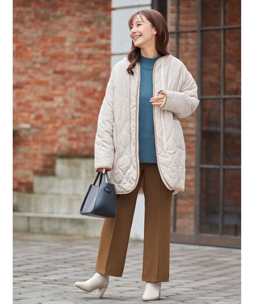 DRESKIP(ドレスキップ)の「◆バックスリットリンキングニット(ニット/セーター・レディース・ライトブルー/ブラック/ダークブラウン/ライトベージュ・02/03/04)」の6枚目の写真