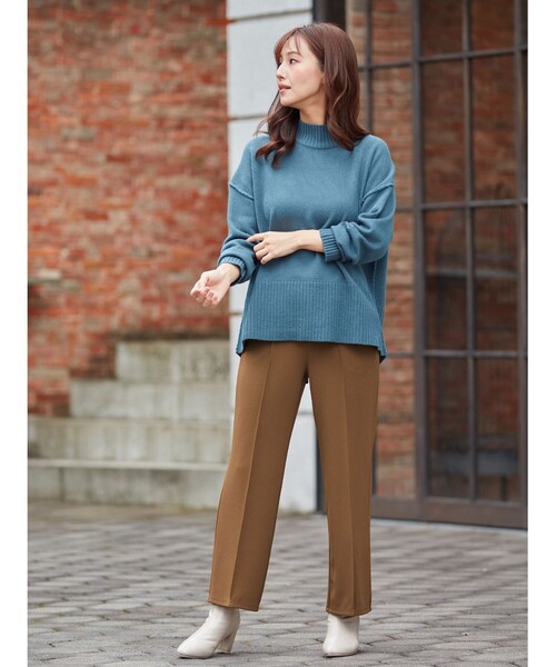 DRESKIP(ドレスキップ)の「◆バックスリットリンキングニット(ニット/セーター・レディース・ライトブルー/ブラック/ダークブラウン/ライトベージュ・02/03/04)」の21枚目の写真