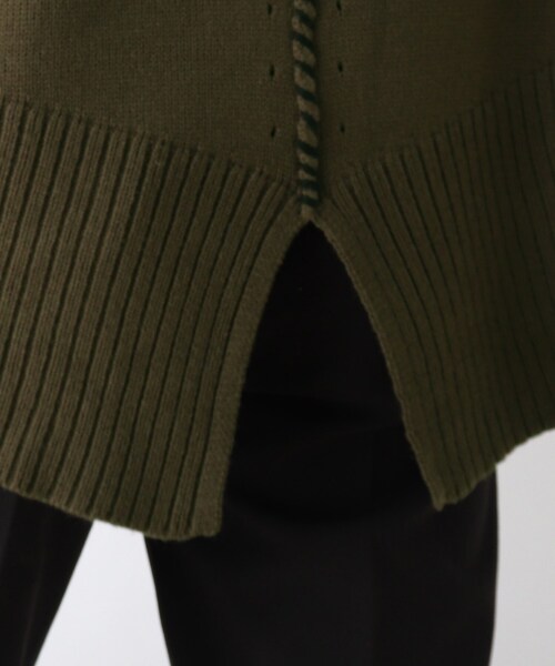 DRESKIP(ドレスキップ)の「◆バックスリットリンキングニット(ニット/セーター・レディース・ライトブルー/ブラック/ダークブラウン/ライトベージュ・02/03/04)」の12枚目の写真