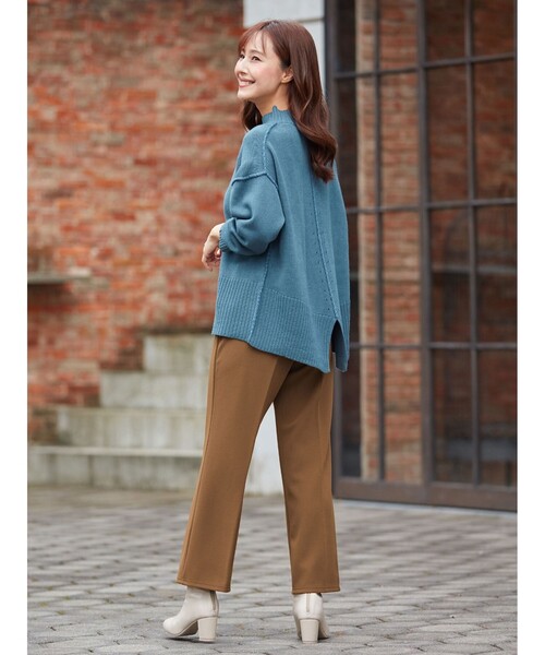 DRESKIP(ドレスキップ)の「◆バックスリットリンキングニット(ニット/セーター・レディース・ライトブルー/ブラック/ダークブラウン/ライトベージュ・02/03/04)」の13枚目の写真