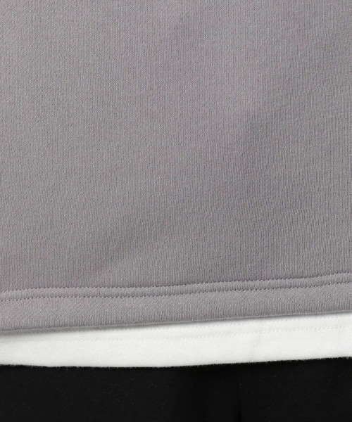 LAKOLE(ラコレ)の「裏起毛レイヤードパーカー / 239228(パーカー・メンズ・グリーン/サックスブルー/ブラウン/グレー/スモーク・LARGE/MEDIUM/X-LARGE)」の17枚目の写真