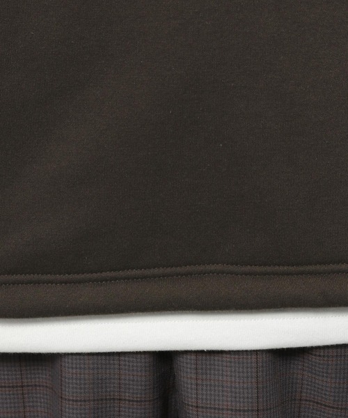 LAKOLE(ラコレ)の「裏起毛レイヤードパーカー / 239228(パーカー・メンズ・グリーン/サックスブルー/ブラウン/グレー/スモーク・LARGE/MEDIUM/X-LARGE)」の14枚目の写真