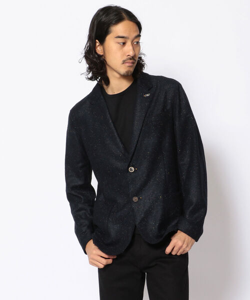 RAWLIFE(ロウライフ)の「BOB/ボブ/ドビージャケット/RIPE 519/RIPE 519(テーラードジャケット・メンズ・ネイビー・48/50/46/52)」の2枚目の写真