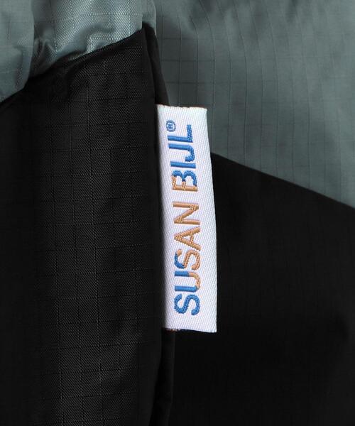 UNITED ARROWS（ユナイテッドアローズ）の「＜SUSAN BIJL (スーザン ベル) ＞ ショッピングバッグ L（エコバッグ/サブバッグ・メンズ・オリーブ/ブラック・FREE）」の4枚目の写真