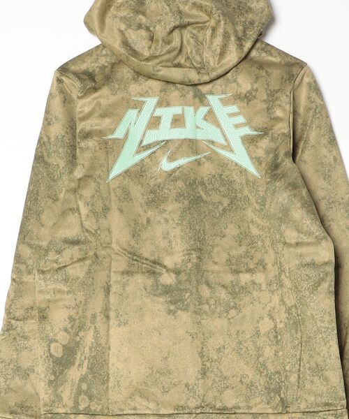 NIKE(ナイキ)の「ナイキ NIKE ナイキ TF ストーリー フルジップ L/S フーディ(パーカー・メンズ・ブラウン/イエロー・LL/3L/S/M/L)」の4枚目の写真