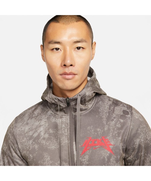 NIKE(ナイキ)の「ナイキ NIKE ナイキ TF ストーリー フルジップ L/S フーディ(パーカー・メンズ・ブラウン/イエロー・LL/3L/S/M/L)」の5枚目の写真