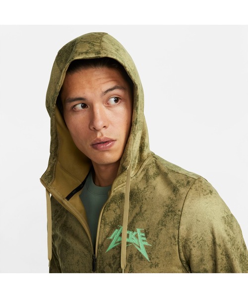 NIKE(ナイキ)の「ナイキ NIKE ナイキ TF ストーリー フルジップ L/S フーディ(パーカー・メンズ・ブラウン/イエロー・LL/3L/S/M/L)」の13枚目の写真