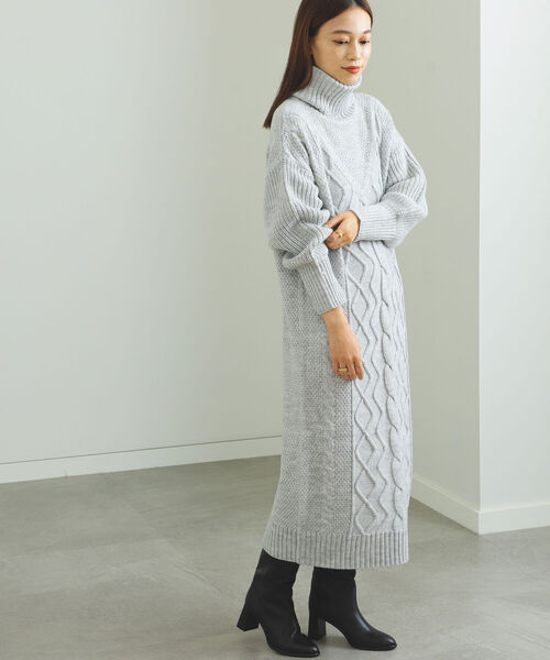 セール Beams Heart オフタートル ニットワンピース ワンピース Beams Heart ビームスハート のファッション通販 Zozotown