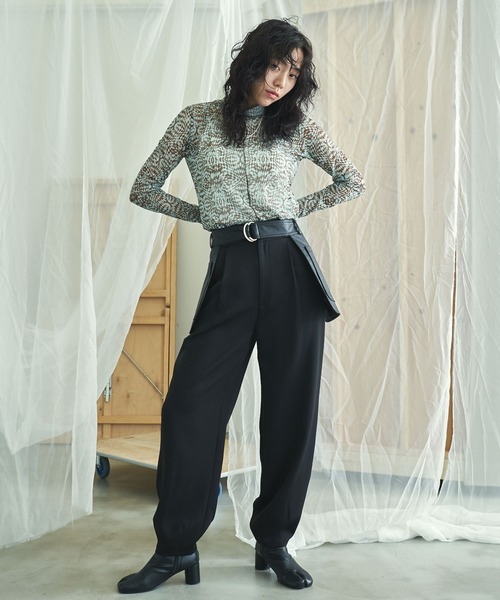 VACANCY（ヴァカンシー）の「フェイクレザーサイドポケットベルト（ベルト・レディース・ブラック・FREE）」の20枚目の写真