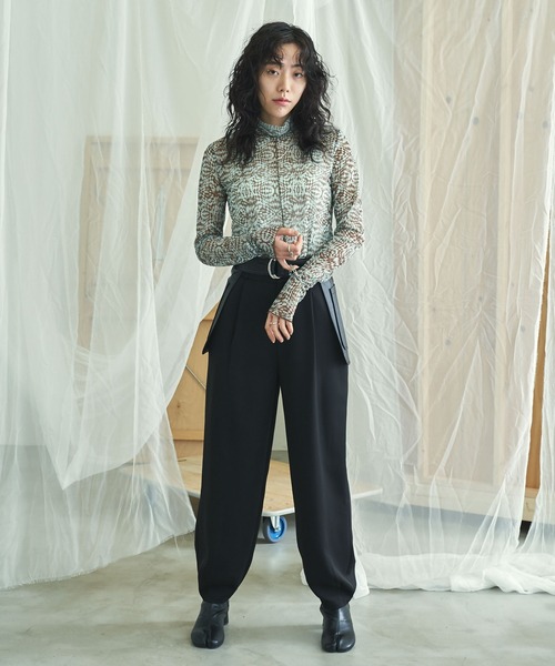 VACANCY（ヴァカンシー）の「フェイクレザーサイドポケットベルト（ベルト・レディース・ブラック・FREE）」の21枚目の写真