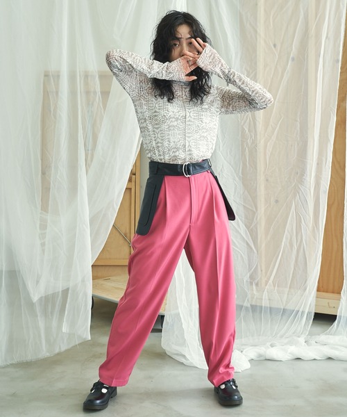 VACANCY（ヴァカンシー）の「フェイクレザーサイドポケットベルト（ベルト・レディース・ブラック・FREE）」の13枚目の写真