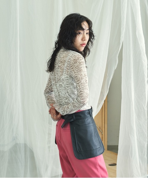 VACANCY（ヴァカンシー）の「フェイクレザーサイドポケットベルト（ベルト・レディース・ブラック・FREE）」の9枚目の写真