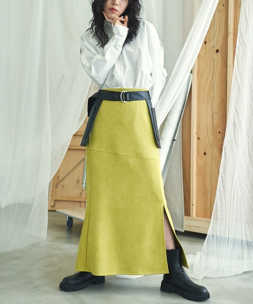 VACANCY（ヴァカンシー）の「フェイクレザーサイドポケットベルト（ベルト・レディース・ブラック・FREE）」の4枚目の写真