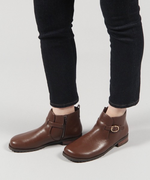 studio CLIP（スタディオクリップ）の「オブリークベルトブーツ（ブーツ・レディース・ブラック/ブラウン・LARGE/MEDIUM）」の12枚目の写真