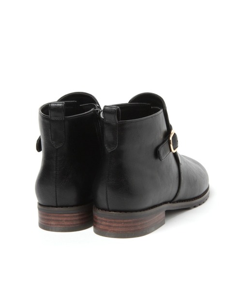 studio CLIP（スタディオクリップ）の「オブリークベルトブーツ（ブーツ・レディース・ブラック/ブラウン・LARGE/MEDIUM）」の3枚目の写真