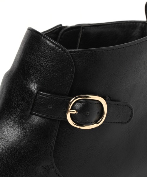 studio CLIP（スタディオクリップ）の「オブリークベルトブーツ（ブーツ・レディース・ブラック/ブラウン・LARGE/MEDIUM）」の9枚目の写真