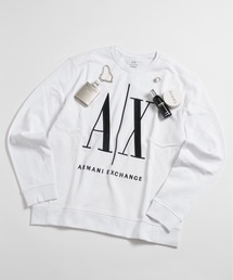 ARMANI EXCHANGE | 【A/X】ARMANI EXCHANGE/ロゴクルーネックスウェット　8NZMPA ZJ1ZZ(スウェット)