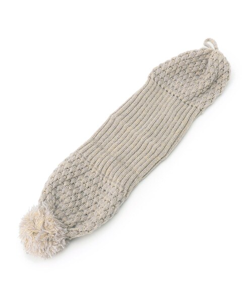 DRESKIP（ドレスキップ）の「◆マフラーになる 2wayラメニット帽（ニットキャップ/ビーニー・レディース・グレー/グレー系その他/ブラック/イエロー/ネイビー・00）」の8枚目の写真