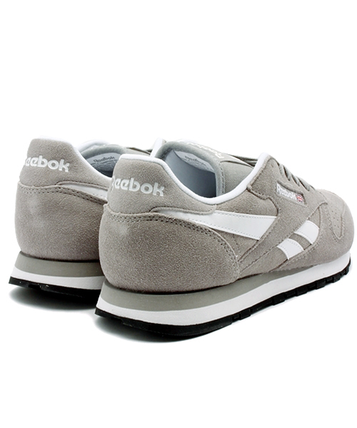 Reebok（リーボック）の「ユニセックス リーボック クラシックレザー グレー Reebok CL LEATHER SUEDE M46526（スニーカー・レディース・グレー・27cm/23cm/29cm/23.5cm/27.5cm/28.5cm/24.5cm/24cm/28cm/26.5cm）」の4枚目の写真