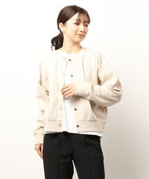 Samansa Mos2 | 起毛リブカーディガン(カーディガン/ボレロ)