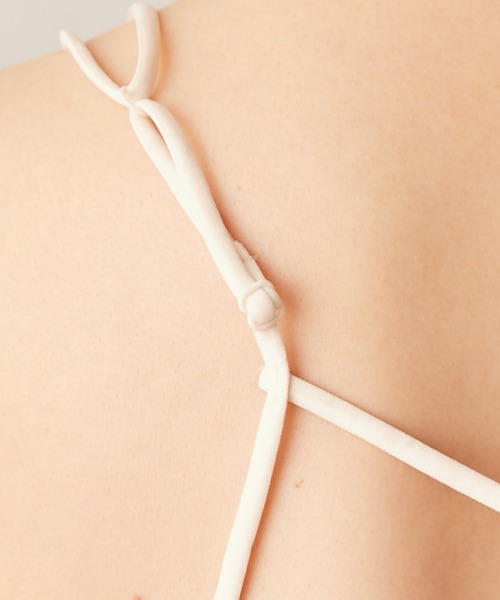 Chico（チコ）の「パット付きバッククロスキャミソール（キャミソール・レディース・ブラック/グレー/ピンク/アイボリー・FREE）」の10枚目の写真