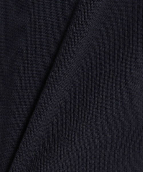 niko and...（ニコアンド）の「ベーシック畦編みニットプルオーバー（ニット/セーター・メンズ・ネイビー/オフホワイト・SMALL/MEDIUM/LARGE）」の17枚目の写真