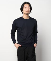 Men's soft punch l/s crew neck
