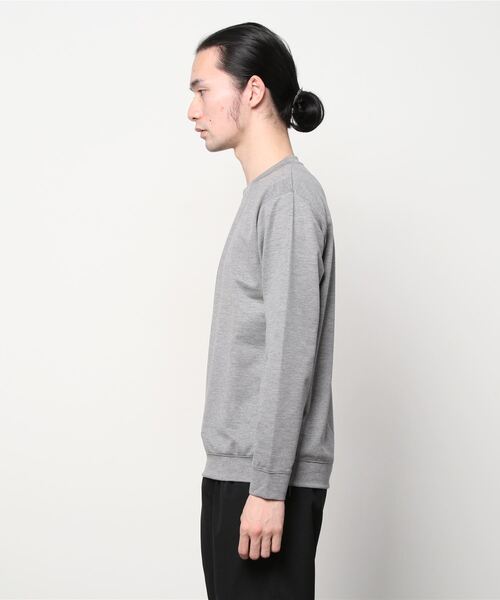 three dots(スリードッツ)の「Men's soft punch l/s crew neck(スウェット・メンズ・ネイビー/グレー・LARGE/SMALL/MEDIUM)」の4枚目の写真