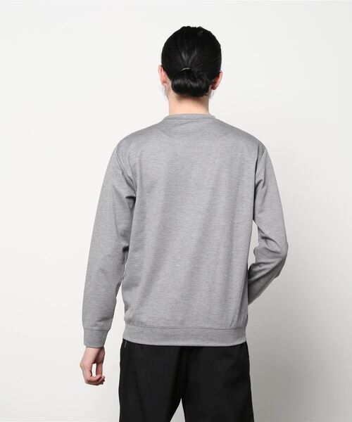 three dots(スリードッツ)の「Men's soft punch l/s crew neck(スウェット・メンズ・ネイビー/グレー・LARGE/SMALL/MEDIUM)」の3枚目の写真