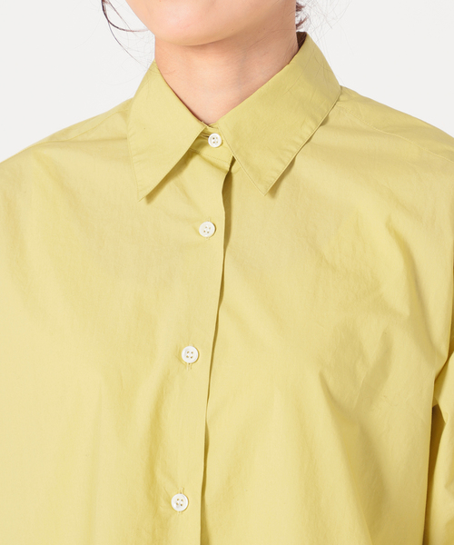 IENA（イエナ）の「シリコンワッシャーコットンシャツ◆（シャツ/ブラウス・レディース・イエロー/パープル/ピンク・38/36）」の13枚目の写真