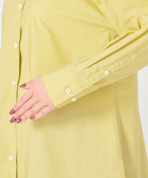 IENA（イエナ）の「シリコンワッシャーコットンシャツ◆（シャツ/ブラウス・レディース・イエロー/パープル/ピンク・38/36）」の11枚目の写真