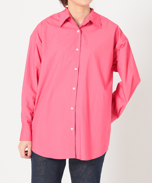 IENA（イエナ）の「シリコンワッシャーコットンシャツ◆（シャツ/ブラウス・レディース・イエロー/パープル/ピンク・38/36）」の5枚目の写真