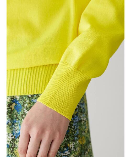 Green　Parks（グリーンパークス）の「カラーニットプルオーバー＊（ニット/セーター・レディース・イエロー/グリーン/ブルー・FREE）」の10枚目の写真