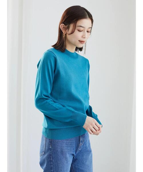 Green　Parks（グリーンパークス）の「カラーニットプルオーバー＊（ニット/セーター・レディース・イエロー/グリーン/ブルー・FREE）」の14枚目の写真