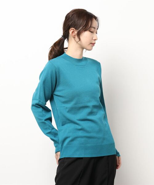 Green　Parks（グリーンパークス）の「カラーニットプルオーバー＊（ニット/セーター・レディース・イエロー/グリーン/ブルー・FREE）」の5枚目の写真